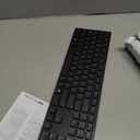 Dell Advanced Wireless Keyboard and Mouse – KM520 - Wireless, 2.4 GHz Interface, USB Wireless Receiver, Volume, Mute Hot Keys, 3 Mouse Buttons, US English - Black