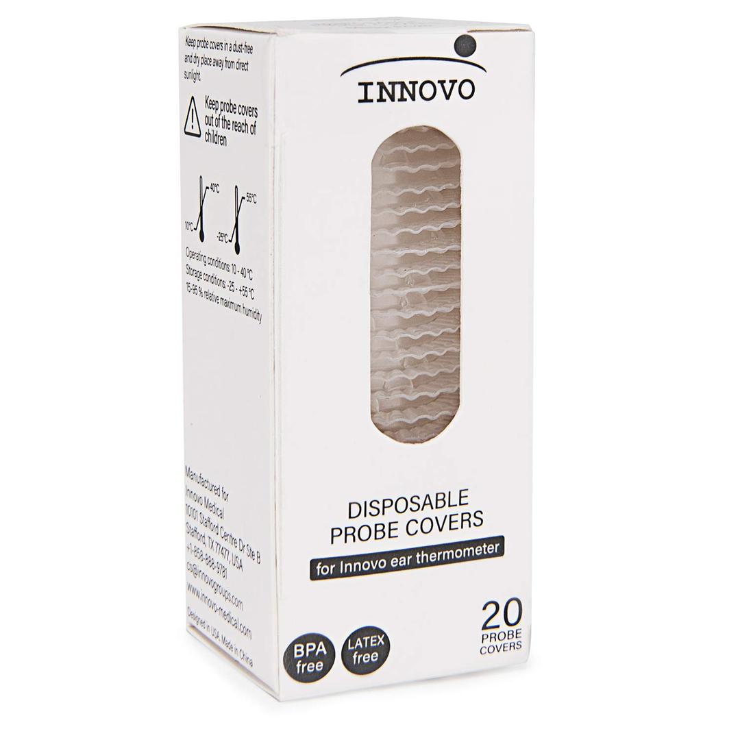 Innovo Medical iE100A and iE100B Ear Thermometer Probe Cover, Lens Filter, Protection from Dust and Ear Wax