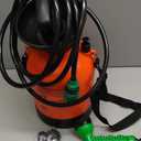 CLICIC 0.75 Gallon Pressure Sprayer with 7 Spray Modes, Camping Shower with Removable Hose and Shower Head for Camping Outdoor Traveling Hiking and Pet Bath