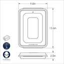 Nordic Ware Naturals Quarter Sheet with Lid
