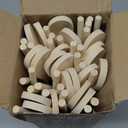 Eaasty 50 Pcs 9.8 Inch Wooden Spoons Bulk for Cooking Handle Long Wooden Spoons Stirring Spoons Oval Wood Mixing Spoons for Baking Mixing Serving Stirring Cooking Tasting Crafts