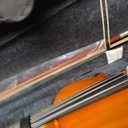 Violin 4/4 Full Size Kit for Beginners, Glossy Violin Fiddle Set for Adults, Students with Violin Case, Bow, Rosin, Fingerboard Sticker, Shoulder Rest, Extra Strings and Bridge(Plywood, Full)