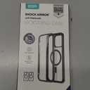 ESR for iPhone 14 Pro Max Case with Stand, Compatible with MagSafe, Full-Body Military-Grade Drop Proof Case with Built-in 9H+ Tempered Glass Screen Protector, Armor Series, Clear Black