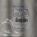 NICETOWN Natural Linen Curtains 84 inch Long 2 Panels Set, Grommet Top Thick Linen Burlap Semi Sheer Vertical Drapes Privacy Assured with Light Filtering for Bedroom/Living Room, W55 x L84