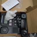 ciciglow Corded Cordless Senior Phone, Answering Machine, Call Blocking, Photo Dial, Loud Ringer, Handsfree Call, 3-Way Calling, Voice Guidance, Large Screen, 90dB Ringtone, Phonebook