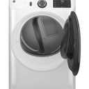 GE 7.8 cu. ft. Smart Front-Load Electric Dryer with Steam and Sanitize Cycle White – GFD65ESSVWW