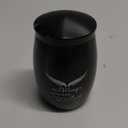 2.67 Inches Small Keepsake Urns for Human Ashes Adult Male or Female, Mini Cremation Black Angel Decorative Tiny Urns for Memorial Funeral Human Ashes Adult