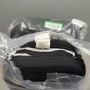 Basic Beyond Chair Cushions for Dining Chairs, D-Shaped Kitchen Chair Cushions with Ties Set of 6, 2.5" Thick Seat Cushions for Dining Room/Kitchen Chairs, 17" x 16", Black