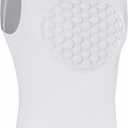 Runhit Youth Baseball Chest Protector Softball Lacrosse Football Padded Compression Shirt Heart Guard Sternum Protection (X-Large, Gray)