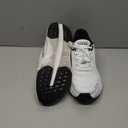 Skechers Men's Max Cushioning Glide Step Advert Hands Free Slip-ins Sneakers (8.5, White/Black)