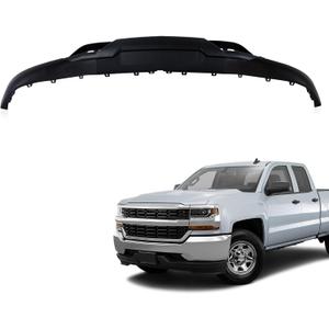Front Bumper Lower Valance Compatible with Chevrolet Chevy Silverado 2016-2019 1500 W/O Tow Hooks Holes Replace 84029773 GM1015134C