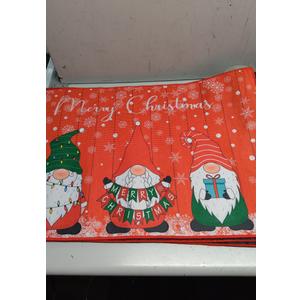 Breling 3 Pcs Merry Christmas Kitchen Rugs Mat Sets 20 x 32/47/59 Inches Non Slip Xmas Front Entrance Doormats Large Washable Welcome Carpet for Holiday Indoor Outside Porch Home Floor Decor(Gnome)