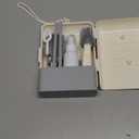 haakaa Travel Bottle Brush Set 7-in-1 Baby Bottle Cleaner Kit with Bottle Brush, 360 Brush, Straw Brush, U-Shaped Brush, Spray Bottle & Drying Rack for Home and Travel