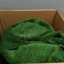 Ottomanson Artificial Grass Turf 2'7" x 24' Indoor Outdoor Faux Grass Rug with Drainage Holes, Customizable with Extra Long Size Options, Perfect for Patio Lawn Balcony Weddings Photoshoot Backdrop (Low Pile - Grass Green)