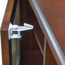 Inaya Cabinet Locks Baby Proofing (Standard Length) - Child Proof Drawer Locks - Child Safety Cabinet Latches with 3M Adhesive Easy Installation - No Drilling or Extra Screws (8 Pack)