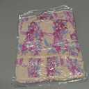 Cicy Bell Summer Babydoll Peplum Tops V Neck Puff Sleeve Bow Floral Shirts (L)