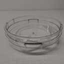 LAMU 12inch 2 Tier Lazy Susan Turntable Organizer Rotating Spice Rack Organization for Cabinet, Kitchen, Pantry, Countertop, Bathroom, Vanity, Medicine Cabinet Organizer, Clear