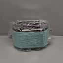 MELLERHOME Retro Toaster 2 Slice, 7 Browning Levels, 3 Functions (Reheat, Defrost, Cancel), Removable Crumb Tray, Under Base Cord Storage, Turquoise