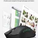 acer Wireless Mouse, 1200 DPI Computer Mouse for Laptop with 2.4GHz USB A Receiver, 5 Buttons Compatible for Windows, macOS, Android (Black)