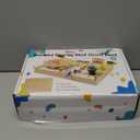 Montessori Toddler Toys - Baby Wooden Busy Board - Sensory Toys with Light Switch - Travel Toys for Educational Toddler Activities for Toddlers 1 2 3 4+ Year Old