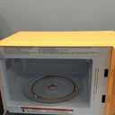 Nostalgia Countertop Microwave Oven with Easy Clean Interior- Retro Microwave with LED Display & Child Lock- Compact 0.7 Cu. Ft Oven With 12 Pre-Programmed Settings for any kitchen-700-Watts-Orange