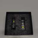 H7 Light Bulbs, 50000LM Super Brighter, 1:1 Mini Size,6500K Cool White Tail Light Covers H7 Fog Light Bulbs or Off Road Light Pack of 2