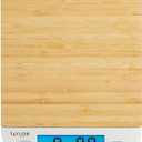 Taylor Digital Eco-Friendly Bamboo Kitchen Food Scale, 15 Pound Capacity, Natural