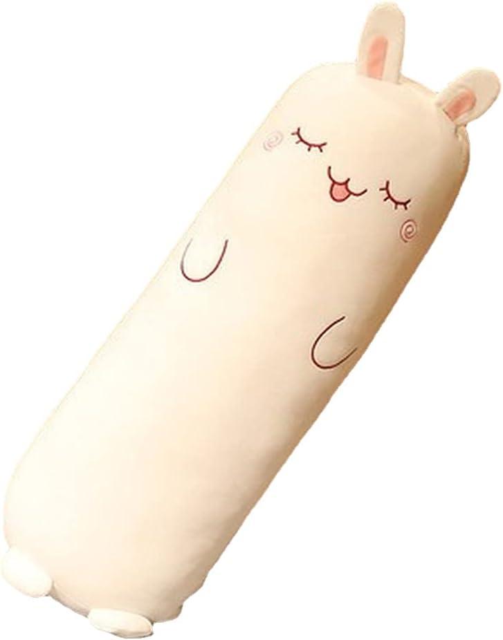 MUPI Long Plush Cute Body Pillows 27" Cuddle Stuffed Animal Shaped Bed Body Pillows Soft Cotton Plushies Doll Toy Gifts for Boys Girls Kids Adults (Bunny, 27 Inch)