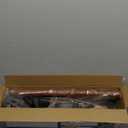 Sangohe Bed Rail for Elderly, Bed Assist Grab Bar Handle with Storage Pocket, Safety Bed Rails for Elderly Adults Getting in & Out of Bed at Home and Dorm, Reddish Brown, 504A02 (Dark Wood)