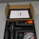 TOLOCO Massage Gun, Deep Tissue Back Massage for Athletes for Pain Relief, Percussion Massager with 10 Massages Heads & Silent Brushless Motor, Mothers Day Gifts, Black