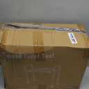 Raised Toilet Seat with Handles - Width & Height Adjustable Toilet Seat Risers for Seniors, Heavy Duty Handicap Toilet Riser, Fit Any Toilet, Up to 400lbs