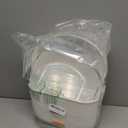 NestOrganix Makeup Organizer Skincare Organizers - Cosmetic Display Cases with Transparent Cover, SkinCare Organizers for Bathroom Countertop, Bedroom Vanity Desk, Lipstick Organizer, White