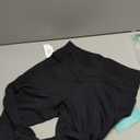 IUGA Compression Fleece Lined Leggings Women No Front Seam Thermal Leggings for Women Tummy Control High Waist Yoga Pants (Medium, Black)