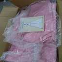 6 Pack Teepee Tent for Kids with Inflatable Airbed, Light, Toddler Tent Children Room Tents, Slumber Party Sleepover Tents, Indoor Outdoor Kids Playtent Playhouse for Girls & Boys (Pink)