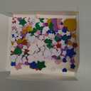 300 PCS Foam Stickers, Colorful Heart Stickers Glitter Star Heart Stickers, Self Adhesive Arts Craft Mini Star Bulk for Valentine Crafts DIY Greeting Card Envelopes Scrapbooking