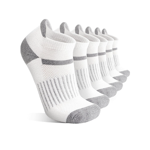 Pair of 6 Merino Wool Ankle Running Hiking Socks Compression Support Breathable Thick Cushion No Show Socks for Women Men (M, Ivory) Pair of 6 Merino Wool Ankle Running Hiking Socks Compression Support Breathable Thick Cushion No Show Socks for Women Men (M, Ivory)