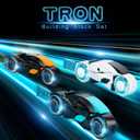 2026 TRON Legacy Building Set, Tron Light Cycle Collectible Toy Motorcycle Building Block Set Toy for TRON Fans and Kids