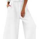 Yousify Women Trendy Rompers 2025 Wide Leg Long Sleeve Jumpsuits Casual Sweatshirt One Piece Backless Cutout Outfits M