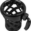 Motorcycle Drink Cup Holder Handlebar Cup Mount Replacement for Honda Goldwing 1800 GL1800 F6B 2001-2023 Water Bottle Holder(Black, 138MM/5.4" Height)