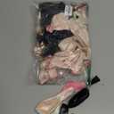 Pink Black Balloon Arch Kit - Double Stuffed Pastel Pearl Baby Pink Balloon Garland with Champagne Rose Gold Balloons for Birthday Bridal Baby Shower Wedding Graduation Party Decoration