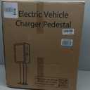 EV Charger Outdoor Enclosure, Charger Station Box for Tesla Wall Charger, Cable Cord Holder Lock Box, Heavy Duty Outdoor Charging Case, Black