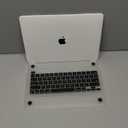 KEROM Compatible with Crocodile MacBook Pro 13 Inch Case 2026 2022-2016 M2 M1 A2338 A2289 A2251 A2159 A1989 A1706 A1708, Textured Aligator Skin Snakeskin PU Leather Hardshell & Keyboard Cover, White