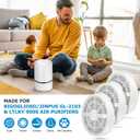 GL2103 Replacement Filter for RIGOGLIOSO GL2103, JINPUS GL-2103, LTLKY 900S Air Purifier, 2-in-1 HEPA Filters and Activated Carbon Filters (3-Pack)