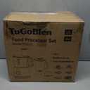 10 Cup Food Processor, Glass Blender and Grinder,5 Food Blades