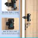 COOLWUFAN Anti-Theft Video Doorbell Mount, Adjustable Height(3.7-5.1), Compatible with Most Brand Video Doorbell, No-Drill Mounting Bracket for Most Brand Video Bell
