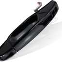 Exterior Black Door Handle Front Left Driver Side Compatible with 2007-2014 Chevy Silverado Suburban Avalanche Tahoe, GMC Sierra Yukon, Cadillac Escalade Replaces# 20828258, 22738721, 25960525