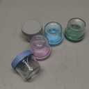 6pcs Dipping Sauce Cup, Reusable 120ml Glass Jar with Lid, Sealed Salad Dressing Container, Multipurpose Condiment Jar for Honey/Jam(6Pcs)