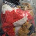 DomKom 12 FT Christmas Inflatable Outdoor Santa Claus on Sleigh with Five Reindeer, Building LED Lights, Blow Up Yard Decoration for Party Garden Lawn Winter Decor