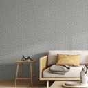 Haimin Fabric Wallpaper Textured Contact Paper (24in X 393in) Gray Grasscloth Wallpaper Peel and Stick Faux Linen Wall Paper Self-Adhesive Vinyl Looks Like Woven Straw