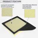 Car Engine Air Filter No.AR3Z9601B for Ford for Mustang Base,Boss 302,GT 3.7L V6-Gas,5.0L V8-Gas 2012,2013 Long Life Filter Air Cleaner Element 1 Pcs